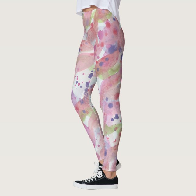 Leggings Esplusa de pintura rosa (Izquierda)