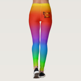 Leggings Esquema de color del polvo