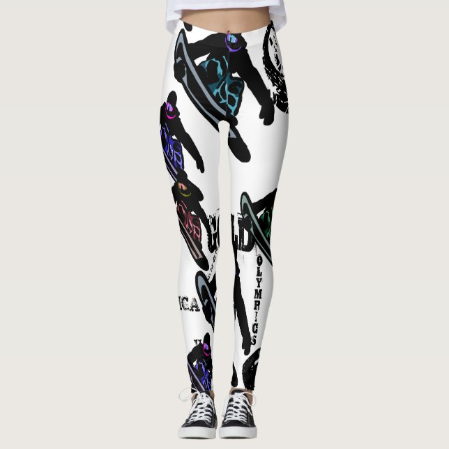 LEGGINGS ESQUÍ SOBRE TABLA (Anverso)