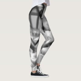 Leggings Esquina de piezas cuadradas de acrílico, de gris a