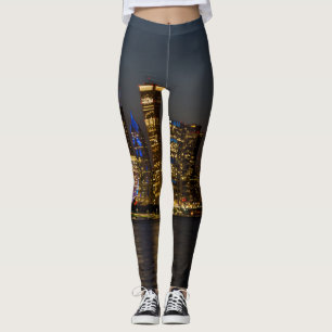 Leggings Esquina nocturna Chicago Pano