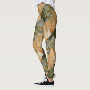 Leggings esquinas diagonales de la cabina de registro marr