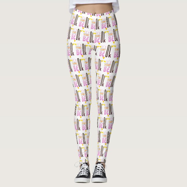 Leggings Está bien no estar bien (Anverso)