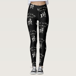 Leggings ¡Esta Halloween estaré Hangin con mis cuerpos!