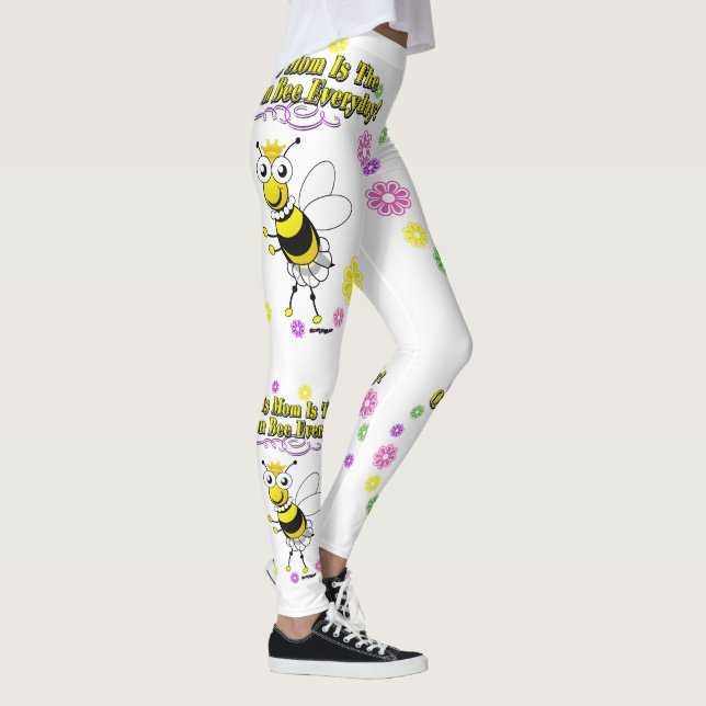 Leggings Esta Mamá Es La Reina Abeja Todos Los Días (Derecha)