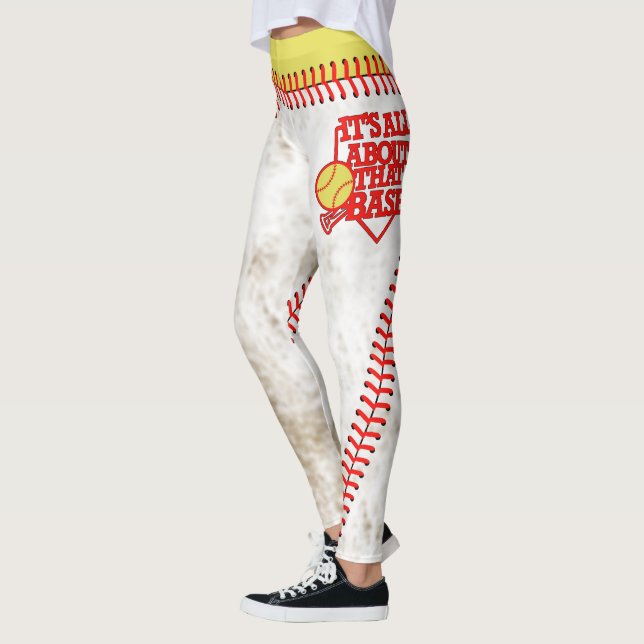 Leggings Está todo sobre las polainas de ese softball de la (Izquierda)