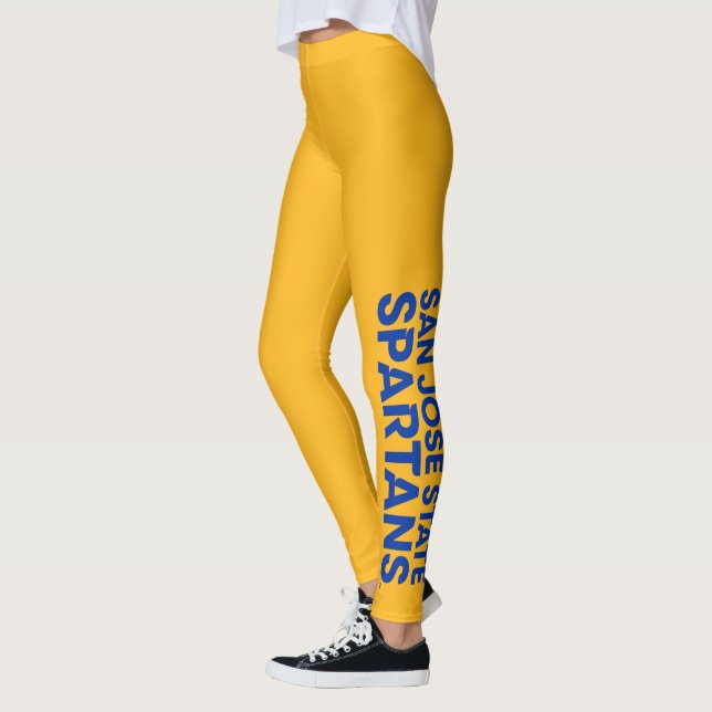 Leggings Estado Spartans Wordmark de San Jose (Izquierda)