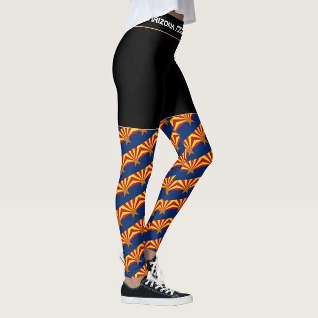 Leggings Estados de la bandera de Arizona y América, Estado (Derecha)