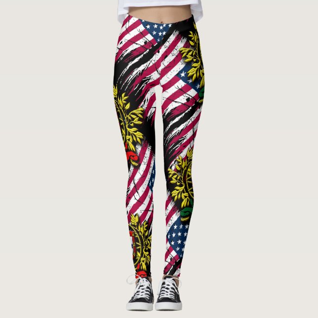 Leggings Estadounidense de Portugal (Anverso)