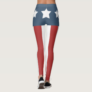Leggings Estadounidense Patriótico