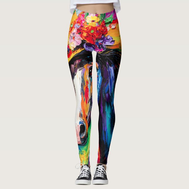 Leggings Estallido floreciente (Anverso)