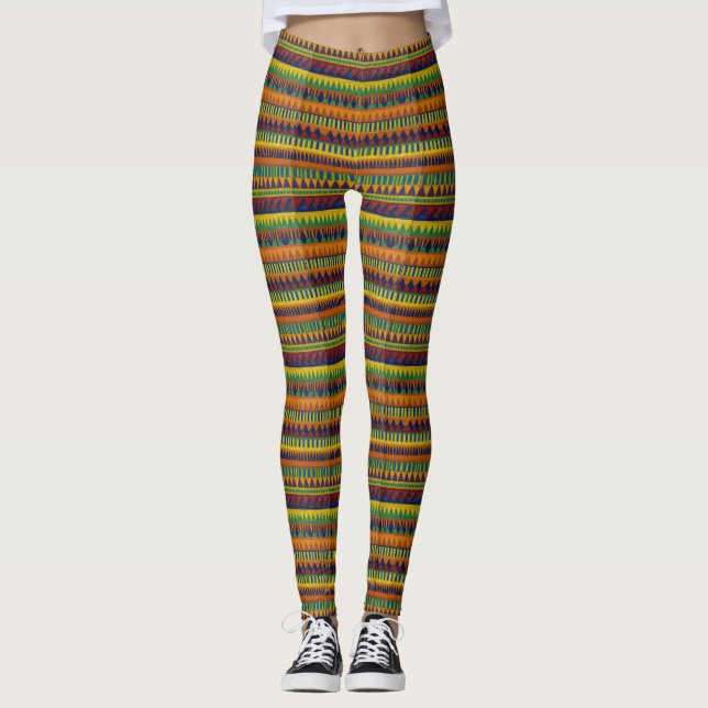 Leggings estampa africana "Ankara" (Anverso)