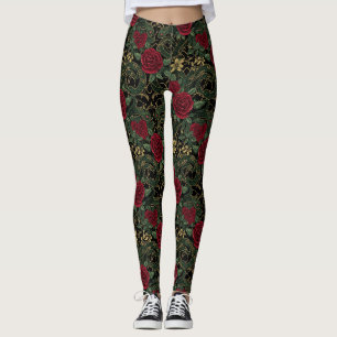 Leggings Estampa de Rosa Serpiente