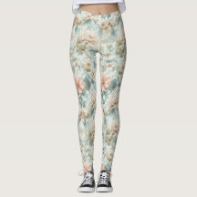 Estampa floral pastel Regencia Romántica