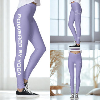 Leggings Estampa personalizada Yoga Crew Lila Pálido Lavand