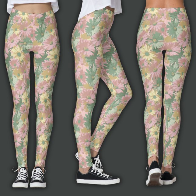 Leggings Estampa Retro | Floral Acuarela (Subido por el creador)