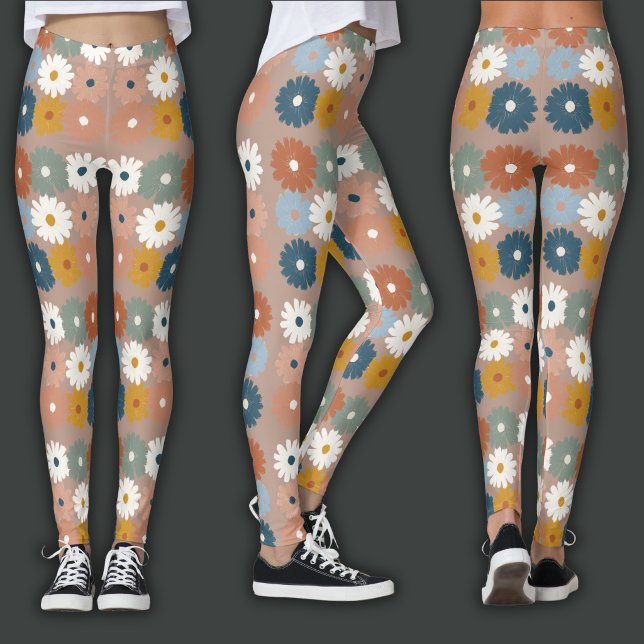 Leggings Estampa Retro | Floral Pastel (Subido por el creador)