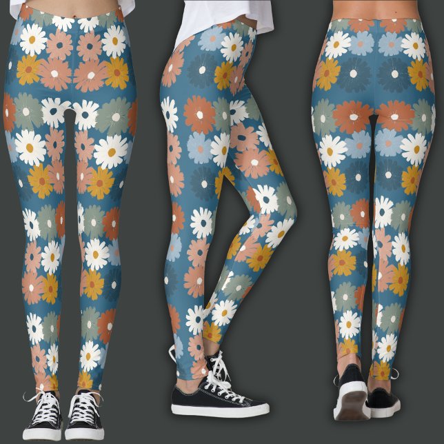 Leggings Estampa Retro | Floral Pastel (Subido por el creador)