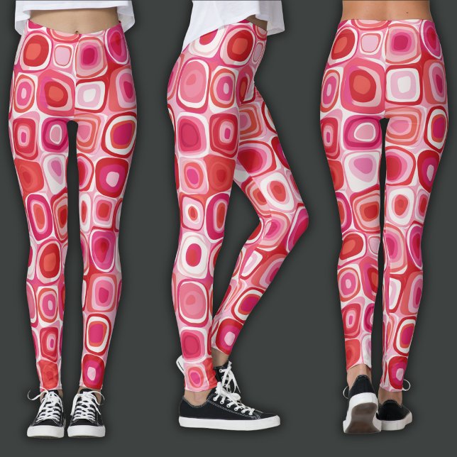 Leggings Estampa Retro | Mod-Círculo Rosa (Subido por el creador)