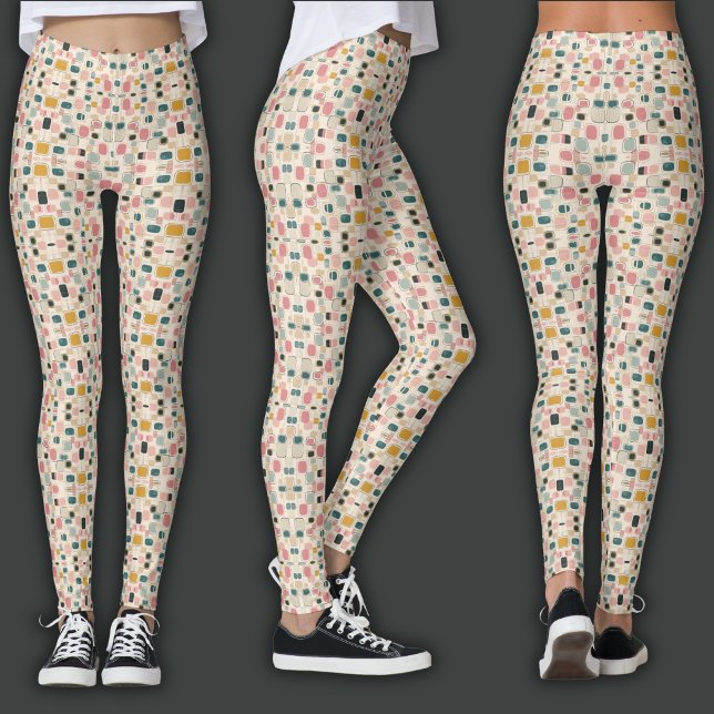 Leggings Estampa Retro | Mosaico Terroso (Subido por el creador)