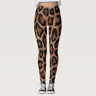 Leggings Estampado Animal Leopardo Manchado