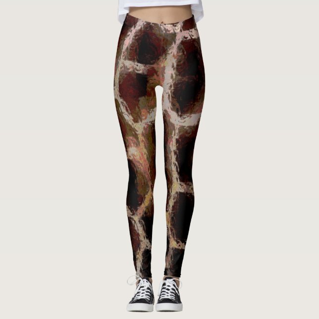 Leggings Estampado Animal Marrón (Anverso)