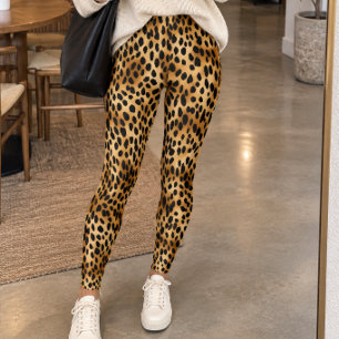 Leggings Estampado Clásico de Guepardo Salvaje