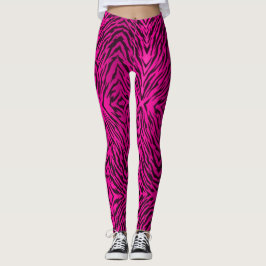Leggings Estampado de animales tribal del tigre de las