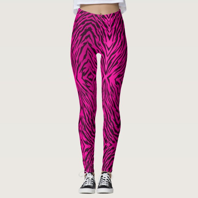 Leggings Estampado de animales tribal del tigre de las (Anverso)