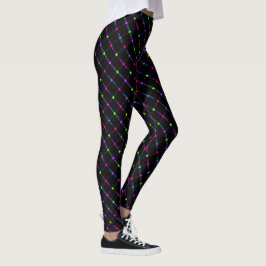 Leggings Estampado de Cuadro Cinético