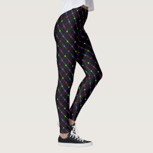 Leggings Estampado de Cuadro Cinético