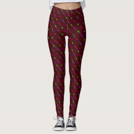Leggings Estampado de Cuadro Cinético