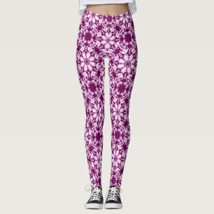 Leggings estampado de flores del victorian