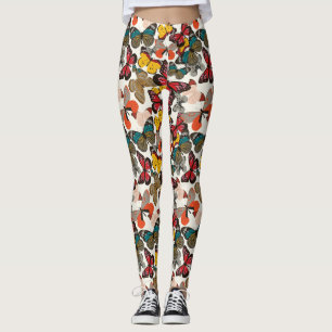 Leggings Estampado de flores retro 7