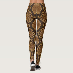 Leggings Estampado de piel de serpiente Python