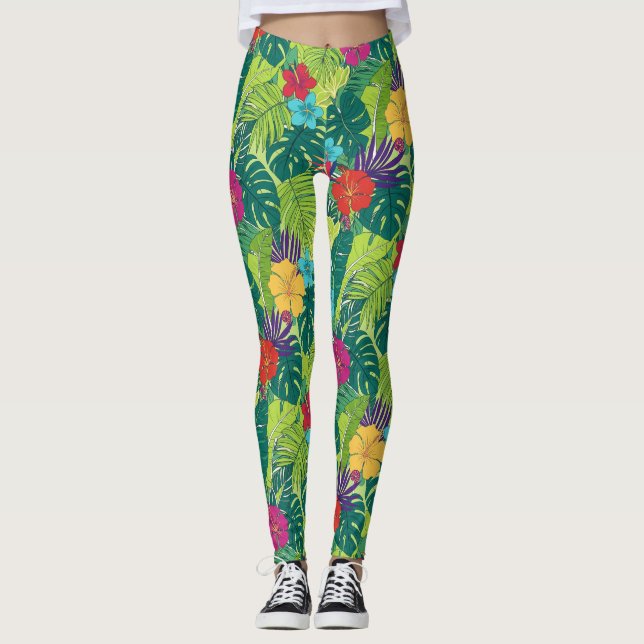 Leggings Estampado de Vibraciones de la Isla (Anverso)