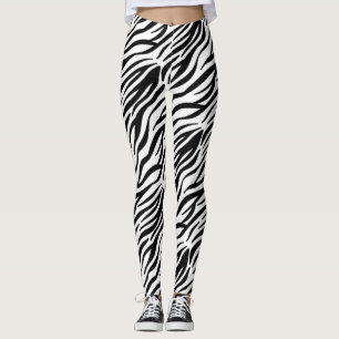 Leggings Estampado de zebra BW