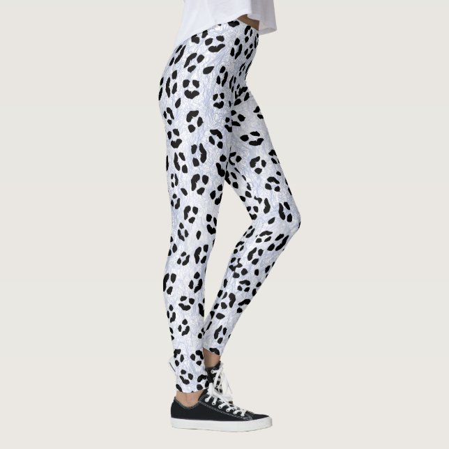 Leggings Estampado leopardo blanco (Derecha)