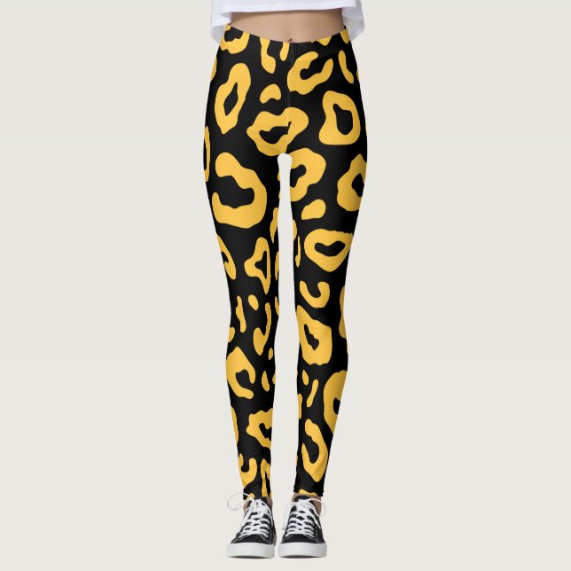 Leggings Estampado leopardo lindo (Anverso)
