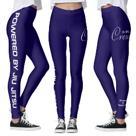 Leggings Estampado Personalizado Jiu Jitsu Crew Azul Spats