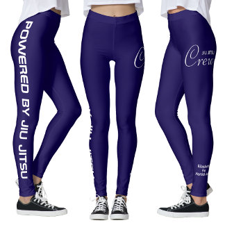 Leggings Estampado Personalizado Jiu Jitsu Crew Azul Spats