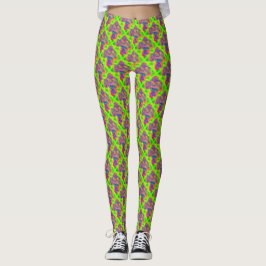 Leggings Estampado vagamente de rosas