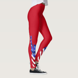 Leggings Estatua de la Libertad Bandera de Estados Unidos L