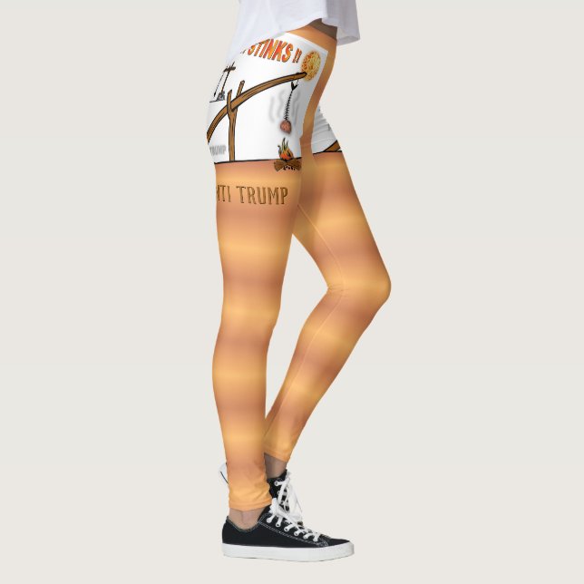 Leggings ¡Este pescado apesta! / Anti Trump, (Derecha)