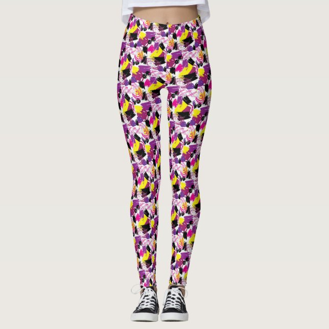 Leggings Estética retro de los 80 (Anverso)