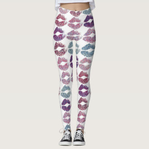 Leggings Estilizados Labios Coloridos #31