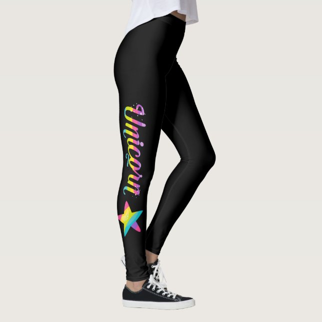 Leggings Estilizar las leyendas de unicornio (Derecha)