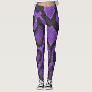Leggings estilo 2 de Pitón Bola Morada