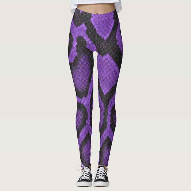 Leggings estilo 2 de Pitón Bola Morada (Anverso)