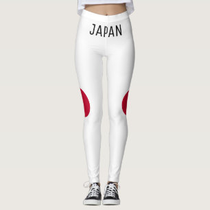 Leggings Estilo de bandera de Japón personalizar